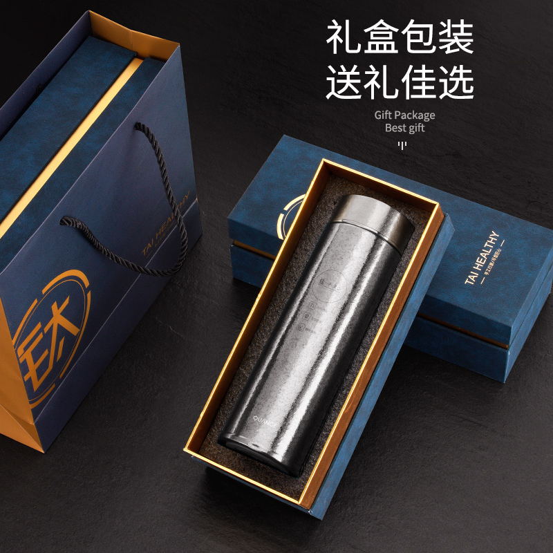 全格 钛保温杯Ti303-500晶花钛高清大图