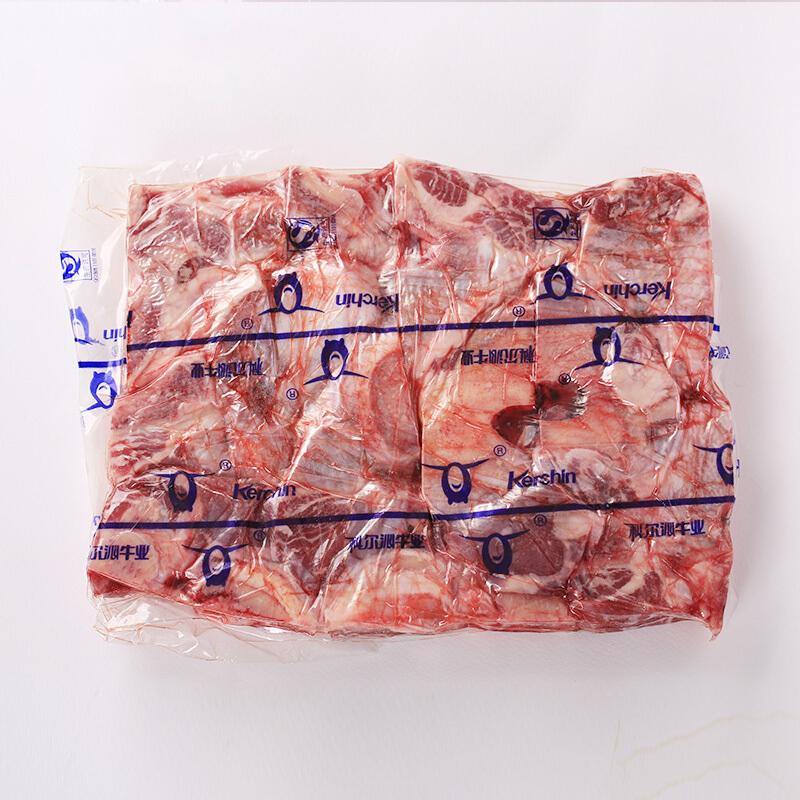 科尔沁 速冻牛肉 炖汤牛骨 国产 内蒙古牛肉 取自牛蝎子 袋装 1kg