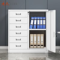 质凡钢制储物档案柜 六抽矮柜