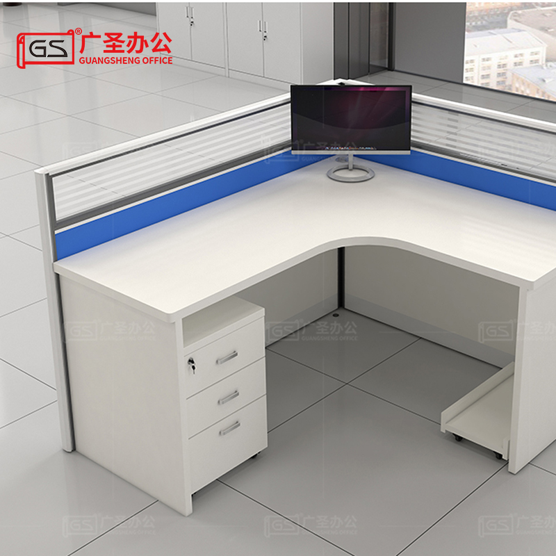 GS广圣 办公桌屏风工位职员桌电脑桌 JK0214 张高清大图