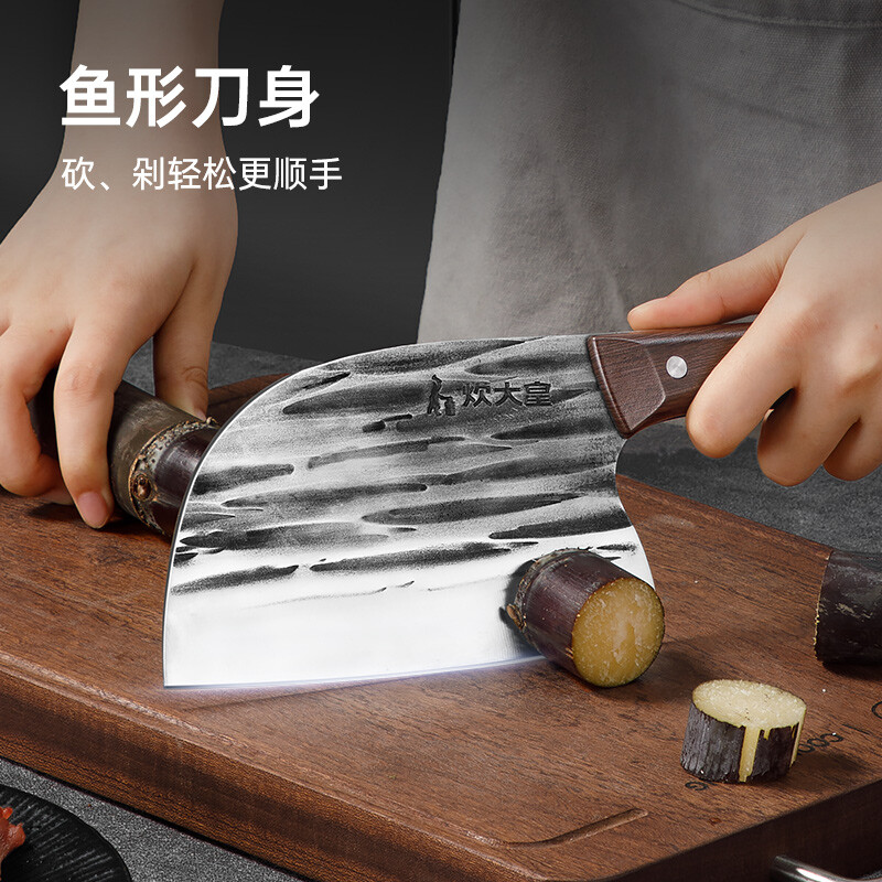 炊大皇 GF02 古法锻打砍骨刀 传统锻打不锈钢家用砍骨刀排骨刀斩骨刀菜刀高清大图