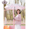 封后雨伞女开车便携反向防水PVC透明伞双层加厚樱花C形免持长柄伞