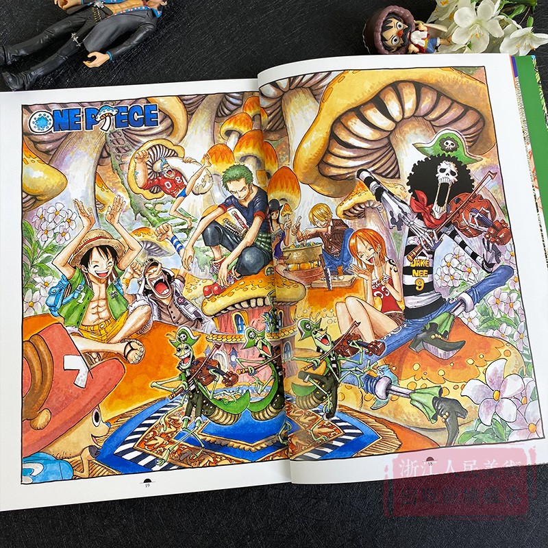 [正版]航海王 尾田荣一郎画集color walk 6 大猩猩 集英社漫画书《海贼王》one piece人物场景活动中的高清大图