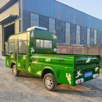 德武军恒电动四轮巡逻车5座5000瓦+72v200ah*12只铅酸电池刹车助力方向助力冷暖空调