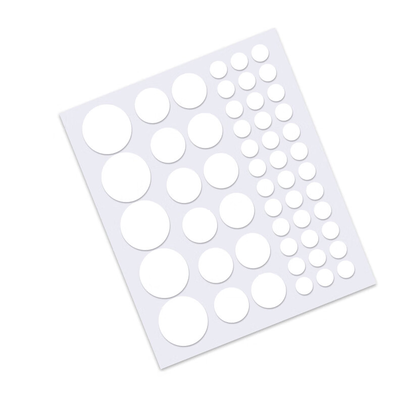 得印点点胶无痕双面胶贴片圆点纳米胶点贴组合套装易撕春联对联贴 不易伤墙粘0456/165枚高清大图