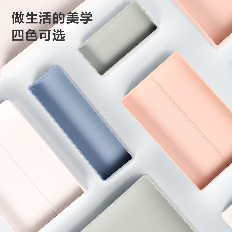 得力(deli)办公收纳6件套创意设计DIY文件架文件框盘桌面收纳 NS001 白图片