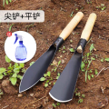 种菜神器锰钢小铲子种花养花种菜工具挖野菜花卉除草挖土怀炉套 升级款园艺三件套尖铲+平铲+喷壶