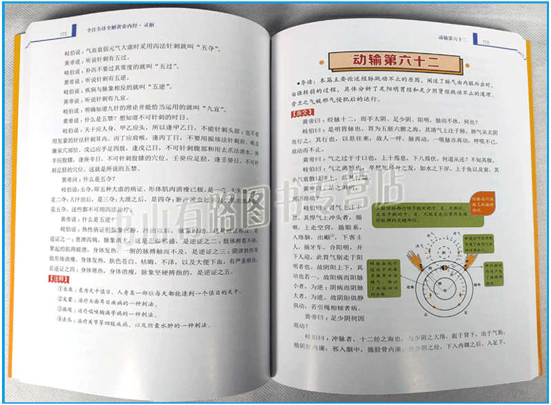 [醉染正版]黄帝内经全集正版原著原版皇帝内经灵枢素问白话文言文全注全译全解中医基础理论本草纲目皇帝内经中医正版 中医养生高清大图
