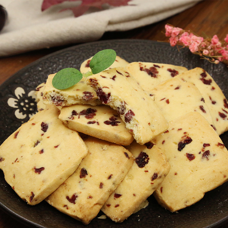 俏侬蔓越莓曲奇胚450g