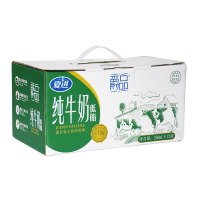 新品 夏进爵品低脂纯牛奶整箱12盒250ml网红儿童成长营养牛奶