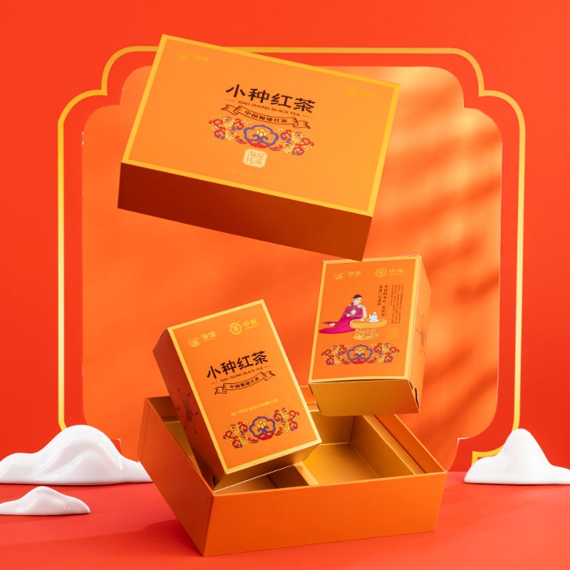 中茶海堤传奇系列-正山小种 礼盒 200g高清大图