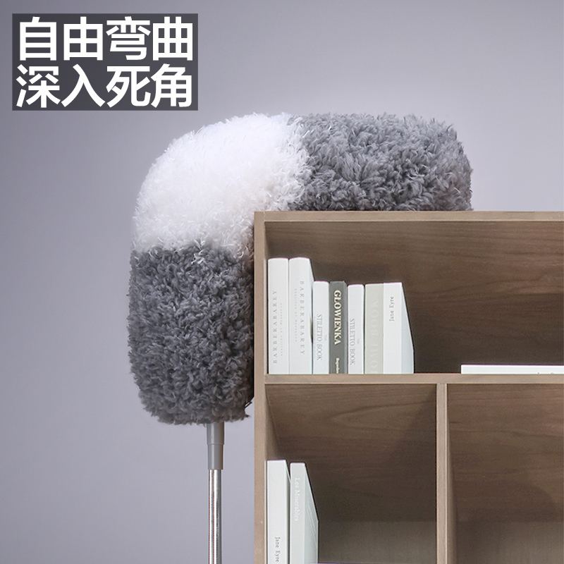 大卫 除尘掸 家用 扫灰天花板蜘蛛网清洁神器 大扫除鸡毛掸高清大图