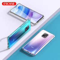 ESCASE 小米红米10x手机壳保护套redmi防摔全包气囊简约时尚有挂绳孔软壳女男外壳ES-iP9系列透明
