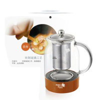 海尔(Haier)智能养生壶H1 全自动多功能玻璃中药壶 药膳壶 滋补花草茶壶 按键式 覆膜面板 底盘加热 智能养生壶