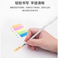 得力(deli) 9064 指示标签12*43mm(混) 彩色荧光膜索引 指示标签 文件分类 粘贴便利贴纸 12包装