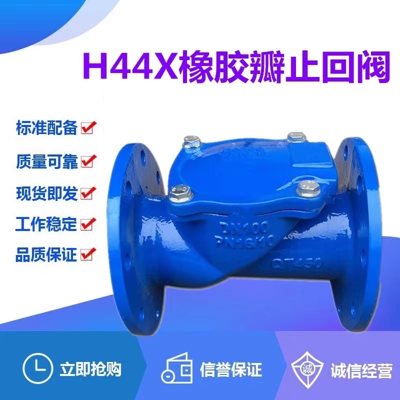 伟鹏双兴 软密封橡胶瓣止回阀 DN250 台高清大图