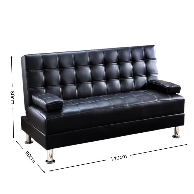 智叶舟办公折叠沙发双人位140*90*80cm张高清大图