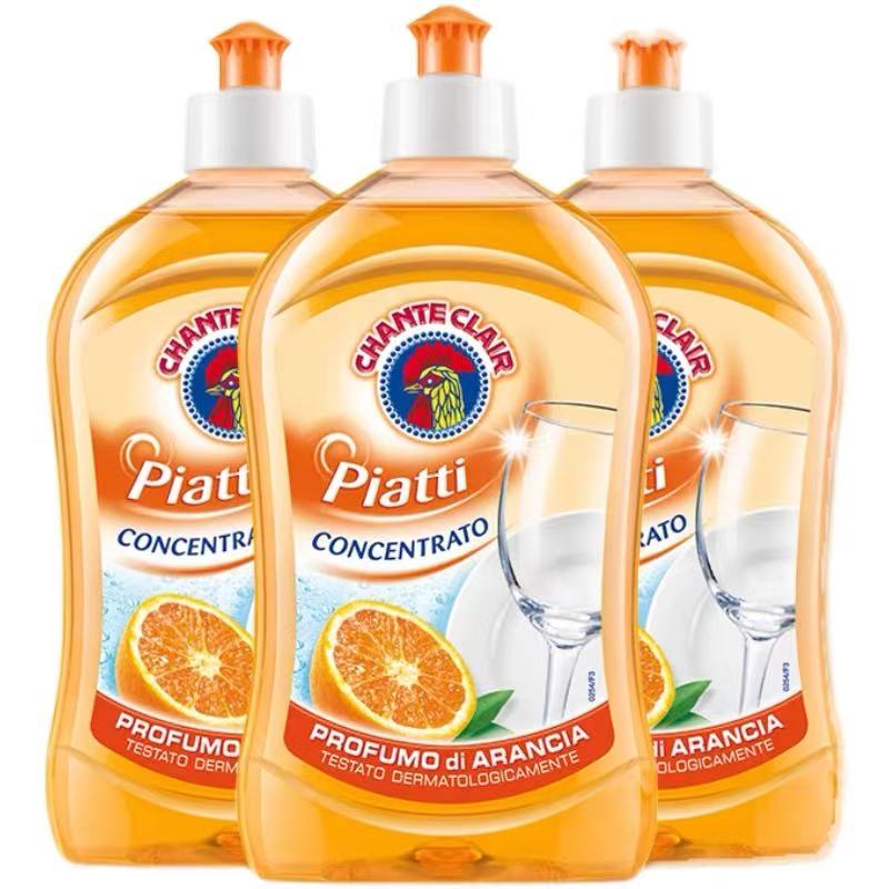 CHANTECLAIR大公鸡管家 香橙浓缩洗洁精 --500ml*3瓶