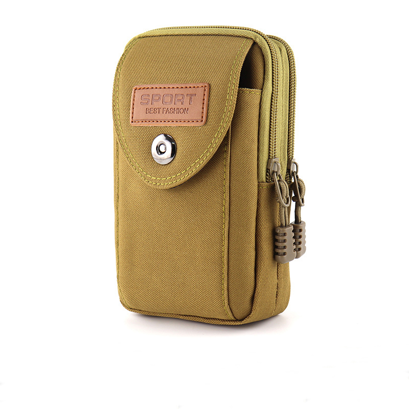 领头鸟腰包新款男士手机包多功能腰带腰包穿皮带干活横竖款手机套零钱