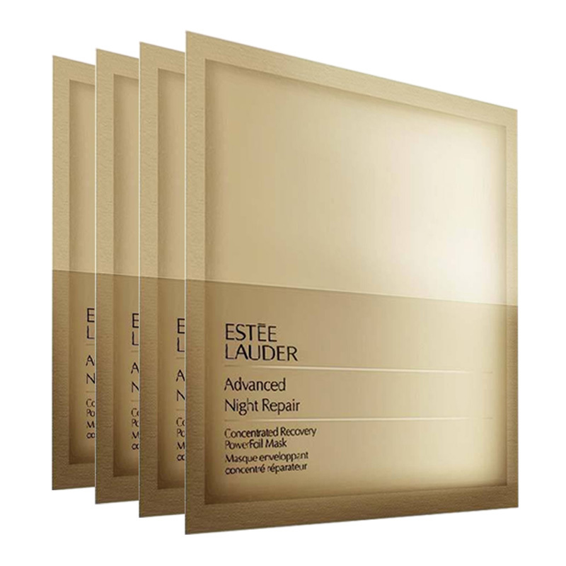 [钢铁侠面膜]ESTEE LAUDER 雅诗兰黛 杨幂同款 小棕瓶密集修护肌透面膜深层修复 4片装 面贴膜