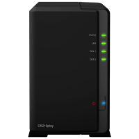 群晖(Synology) DS218 play 四核 2盘位 NAS网络存储服务器 (无内置硬盘 )