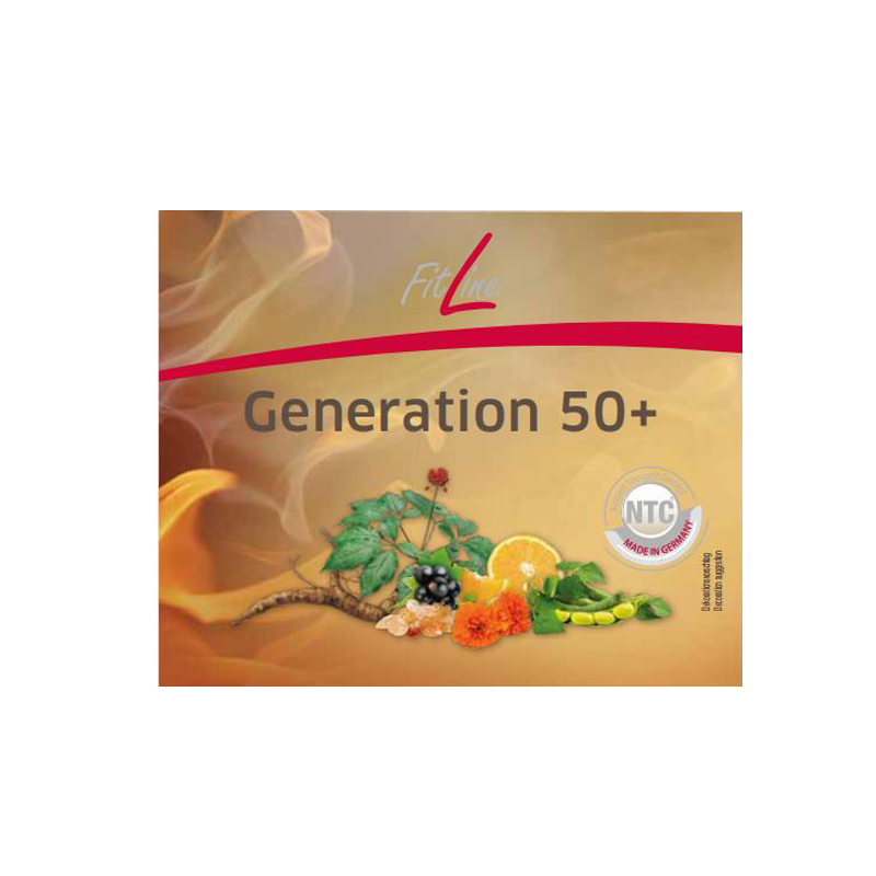 德国FitLine Generation50+复合维生素PM细胞营养素成人中老年营养补充剂改善眼花5g*30袋高清大图