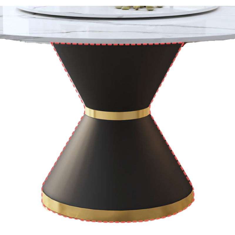 演发餐桌一桌四椅1.2m套高清大图