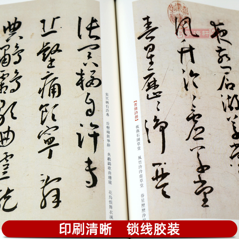 王宠法书精选 [正版]学海轩 共5帖 王宠书法合集 古代碑帖善本 繁体旁注 简体通篇释读 草书 行书毛笔书法练字帖 西苑
