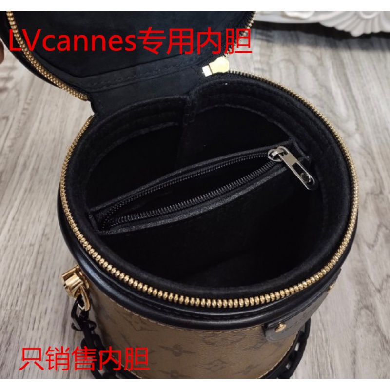 定做包中包LVCannes手袋水桶内胆包圆桶包内衬收纳包化妆包撑超轻收纳袋 三维工匠高清大图