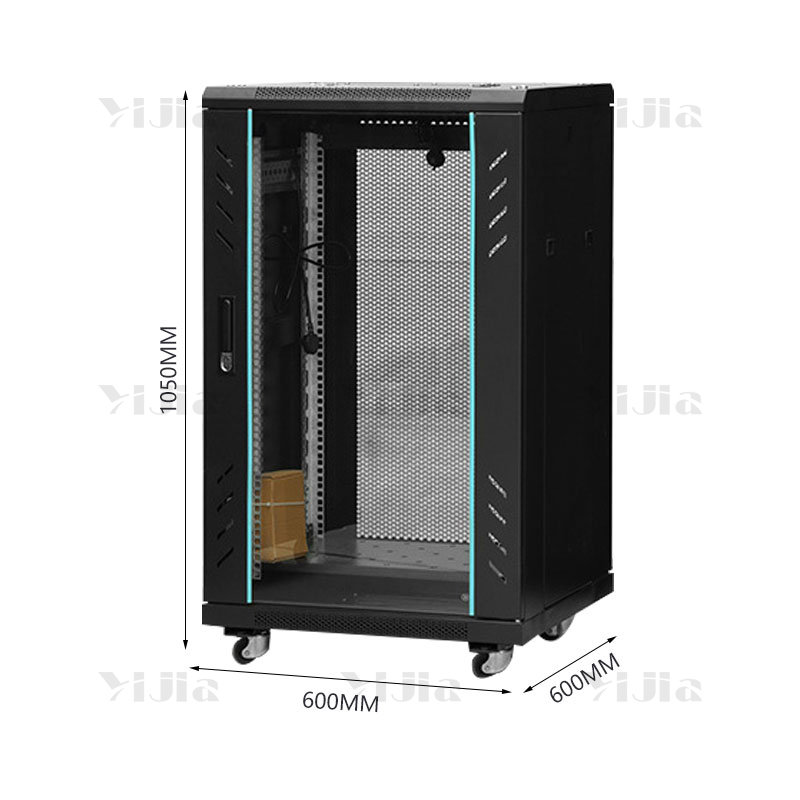 翌嘉 YJ4010501 网络机柜设备通讯机柜18u105*60*60cm高清大图
