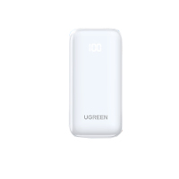 绿联（UGREEN）充电宝10000毫安30W快充可上飞机大容量迷你小巧便携移动电源 适用苹果16Pro小米华为荣耀 白
