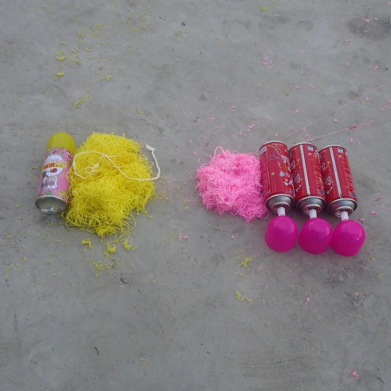 结婚庆用品手喷彩带飞雪喷雪阻燃喷彩条飞花生日圣诞婚礼喷彩带丝