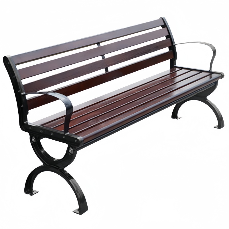 凌迪星靠背长椅120cm张高清大图