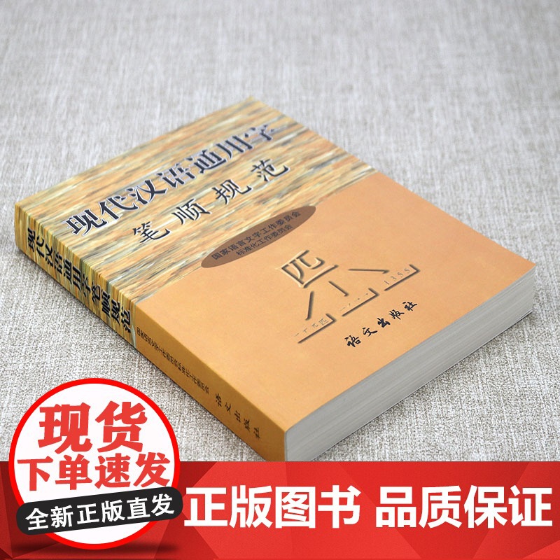 现代汉语通用字:笔顺规范(16K 453页)现代汉语通用字表规范字典通用规范汉字字典汉字笔顺规范书籍高清大图