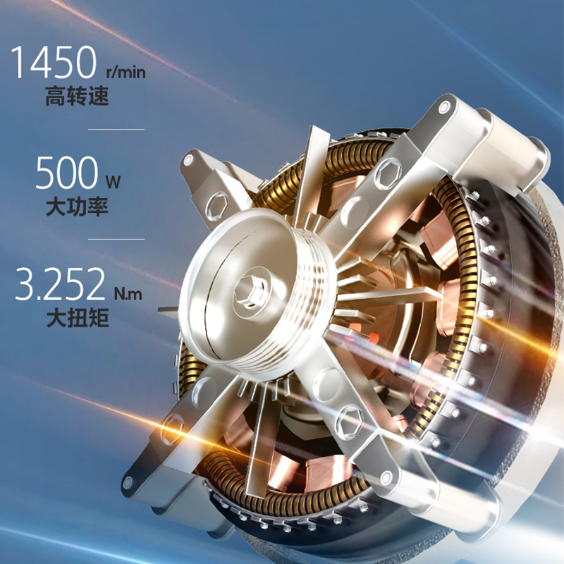 万家乐LS500-IK811家用厨房食物垃圾处理器 厨余研磨粉碎机 垃圾处理机