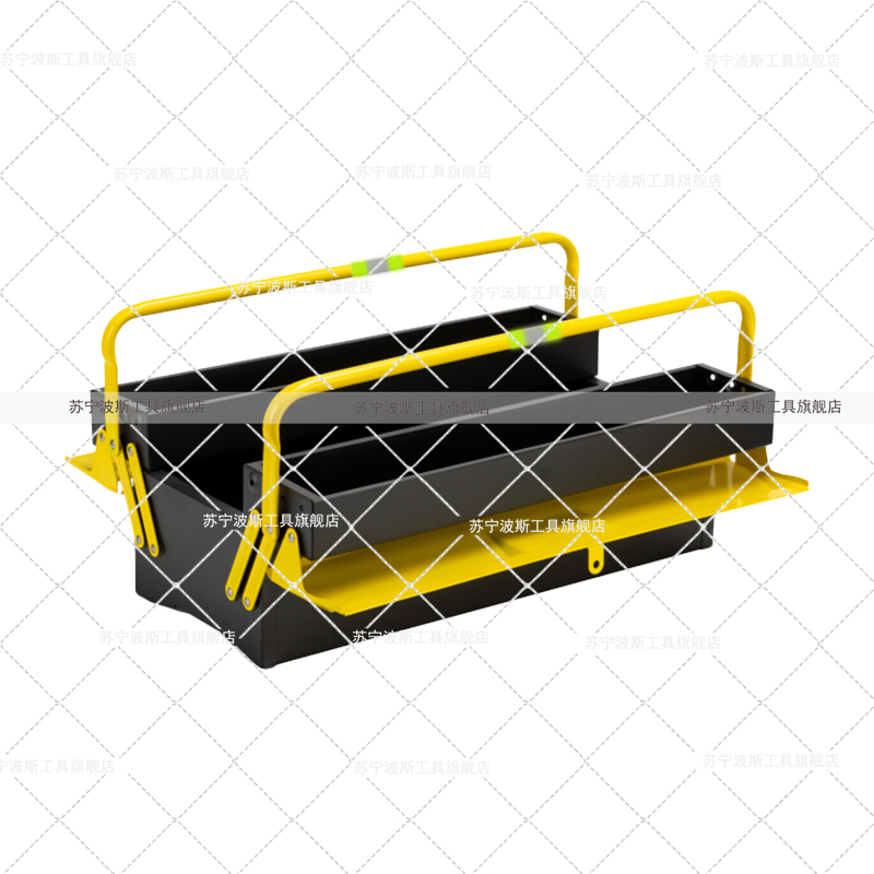 波斯(BOSI) 荧光系列双层双杆工具箱 495×200×190mm 个高清大图