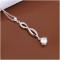 N493 Women Silver Necklace 镀925纯银女项链日韩版锁骨链潮人送女朋友七夕情人节礼物