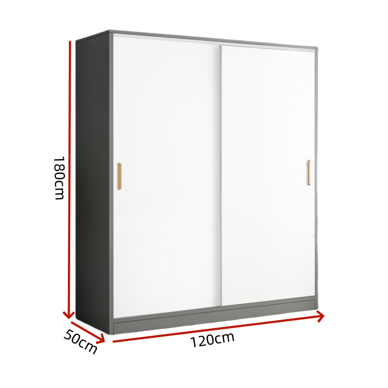 伊洛源 木质衣柜 120*50*180cm 多规格