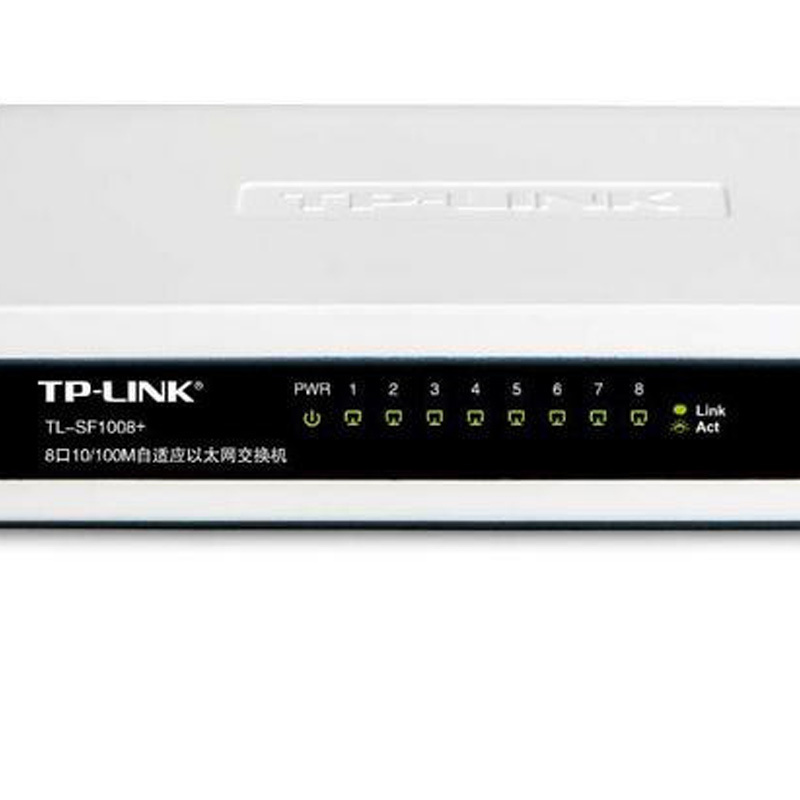 TP-LINK 以太网交换机 8口10/100MTL-SF1008+ 单个装