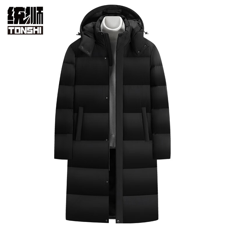 统狮羽绒防寒服C95件黑色5XL_567 XL 黑色