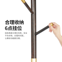 尔迈简易落地室内简约衣帽架欧式带裤架挂衣架晾衣服架 设计师款