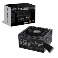 华硕 ASUS TUF550W突击手 铜牌电源支持30系列显卡/铜牌/保护涂层/双滚珠轴流温控风扇/智能启停