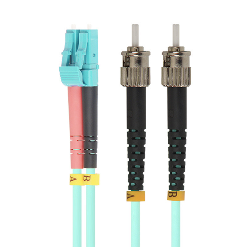 光纤跳线多模万兆OM3电信级光纤收发器光纤熔接机尾纤 LC-ST多模万兆OM3-300 6米
