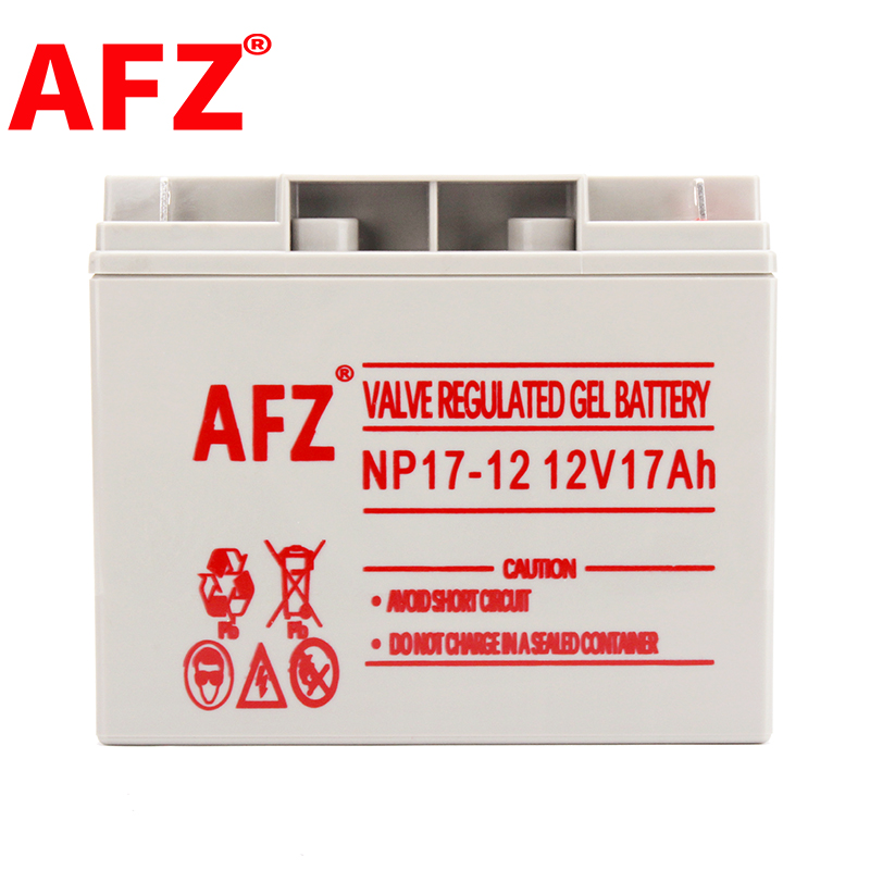 AFZ免维护蓄电池12V17AH电瓶路灯照明消防报警主机直流屏NP17-12高清大图