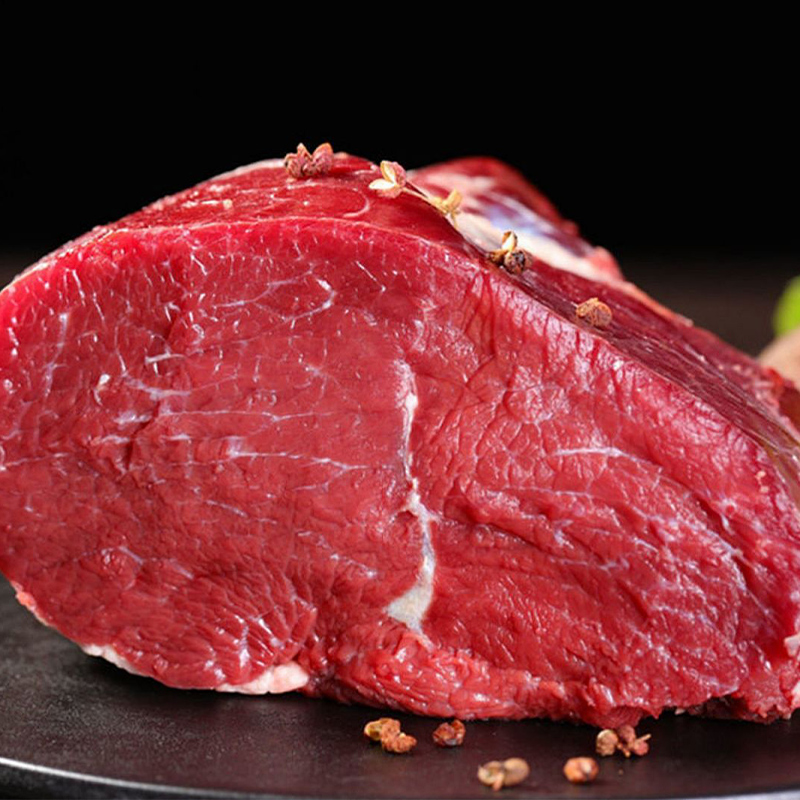 货出六盘 宁夏西吉县谷草饲喂养 六盘山牛肉 精品黄牛牛腿肉6斤高清大图