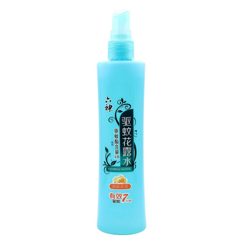 六神[驱蚊喷雾]清新花香花露水-180ml*1(蚊怕水驱蚊液止痒祛痱舒爽)