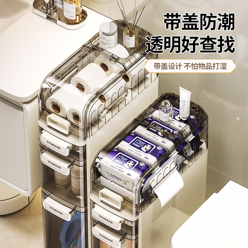 JEKO&JEKO 8007三四五层 升级款夹缝柜置物架高清大图