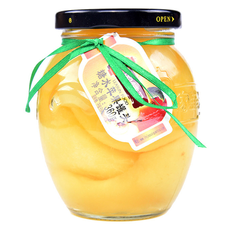 林家铺子糖水苹果罐头360g罐头休闲食品水果罐头 即食 零食户外食用 沙拉 披萨烘焙辅料