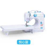 迷你缝纫机家用电动小型手持带锁边全自动衣车手动裁缝机 三维工匠 浪漫紫_981