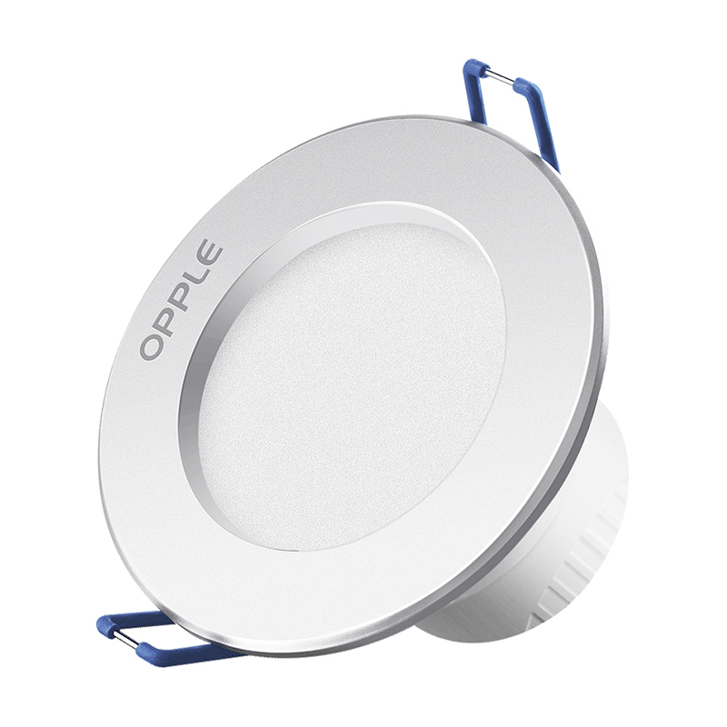 欧普照明oppleled筒灯天花灯嵌入式超薄3w11w多种材质可选吊顶孔灯洞